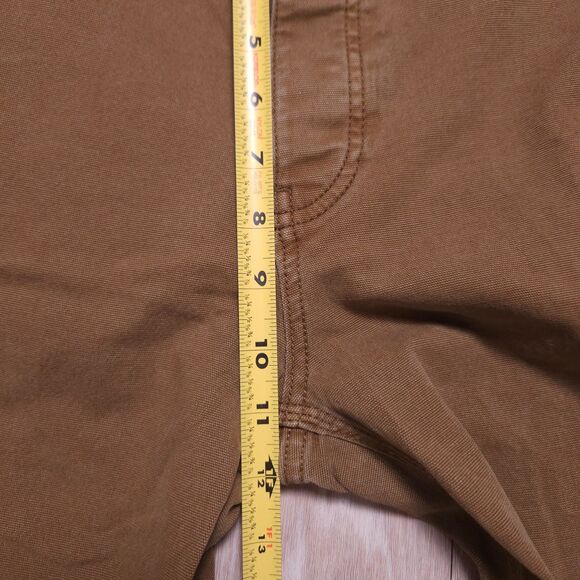 The Stronghold Carpenter Pants Men 32x30(29) Brown Khaki Relaxed Straight Canvas - Picture 14 of 16